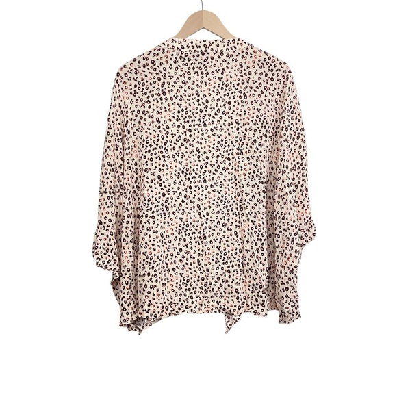 Allison Joy Leopard Print Kimono XS/S - Picture 4 of 7
